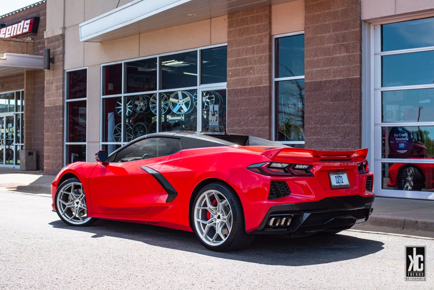 Chevrolet Corvette C8 Stingray Red Blaque Diamond BD-F25 Wheel | Wheel ...