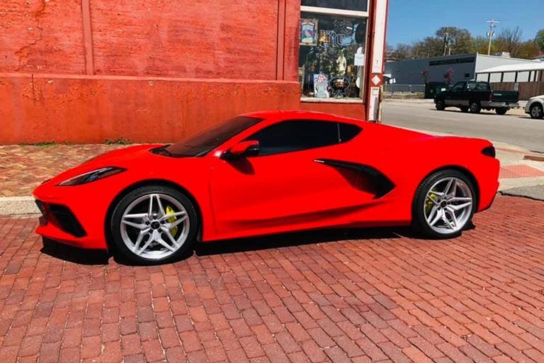 Chevrolet Corvette C8 Stingray Torch Red Mrr M755 Wheel Wheel Front