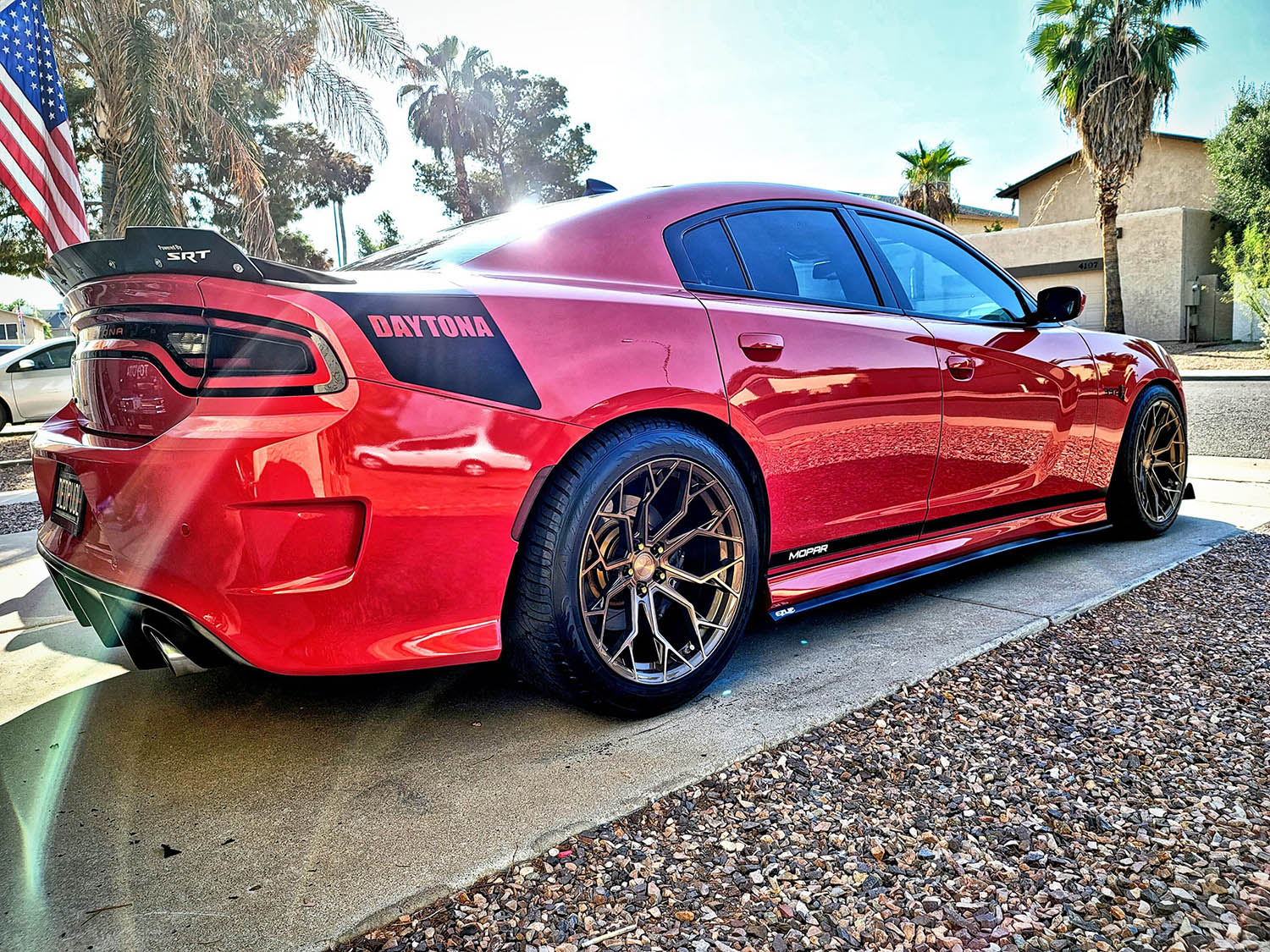 Black And Red Rims For Dodge Charger