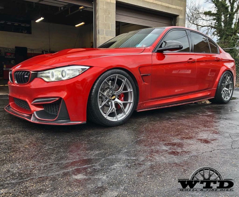 Bmw M3 F80 Red Bbs Fi R Wheel Wheel Front