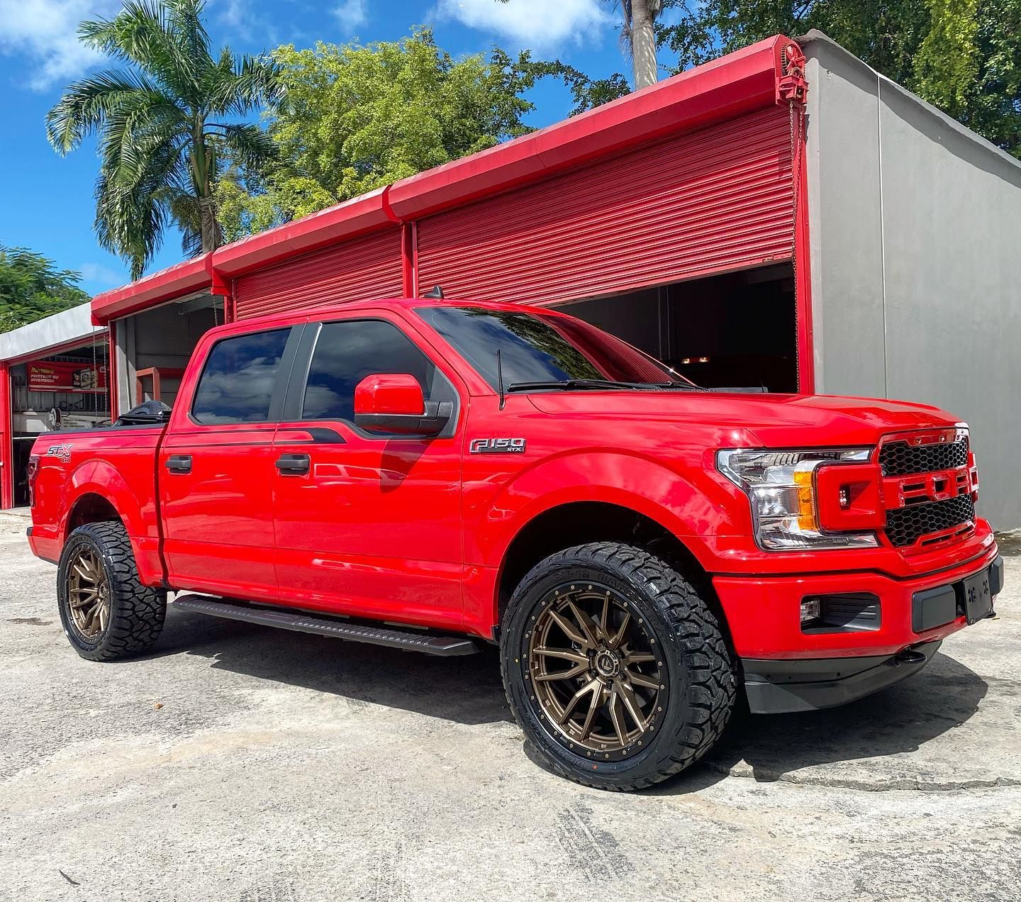 Ford F 150 Red Fuel Off Road Rebel 6 D681 Wheel Front