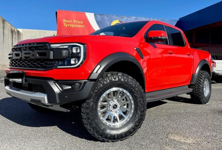 Ford Ranger Raptor Next-Gen Red Elite Off-Road Podium | Wheel Front