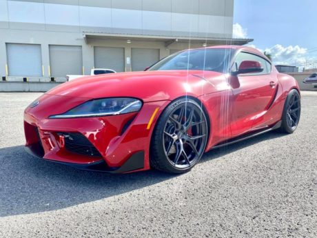 Toyota Supra GR Red Vossen HF-5 Wheel | Wheel Front