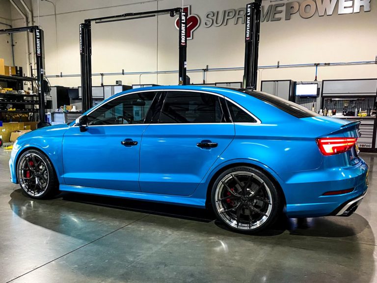 Audi Rs V Sedan Blue Bc Forged Hcs S Wheel Wheel Front