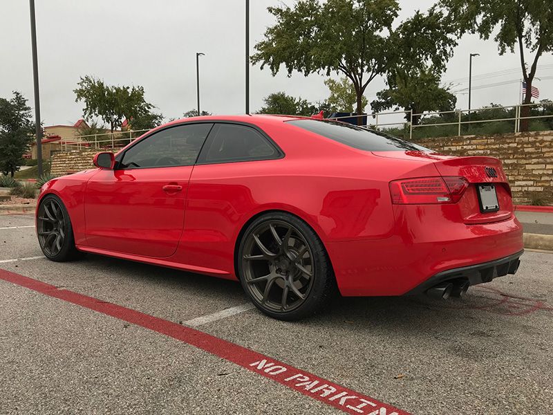 Audi S5 B8 Red Bc Forged Rz05 Wheel Wheel Front