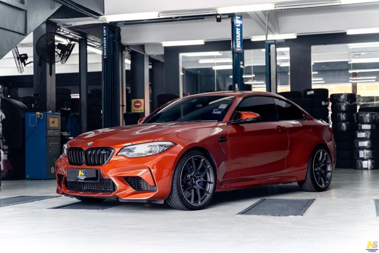 BMW M2 Competition F87 Orange Rays Volk G025 BR/C | Wheel Front