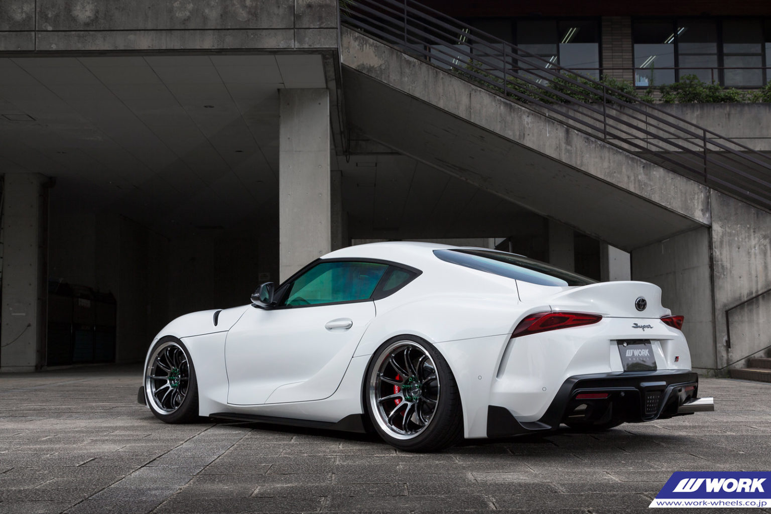 Toyota Supra Gr A90 White Work Emotion Zr10 Wheel Front