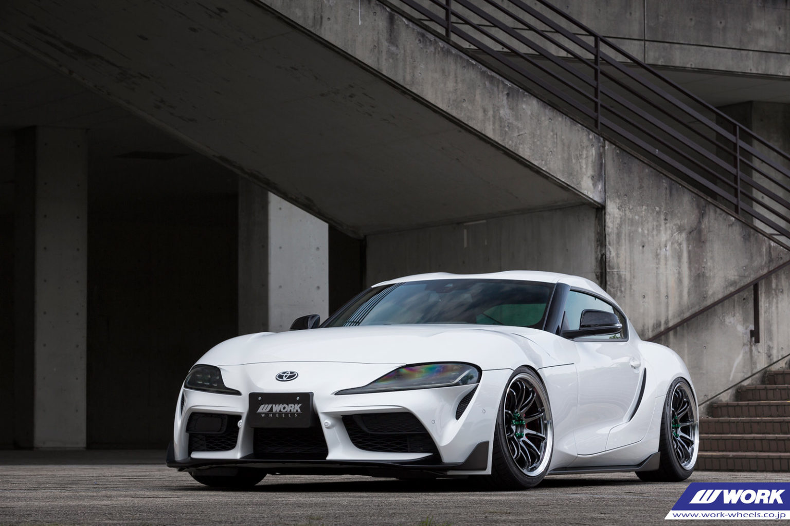 Toyota Supra GR A90 White Work Emotion ZR10 Wheel | Wheel Front