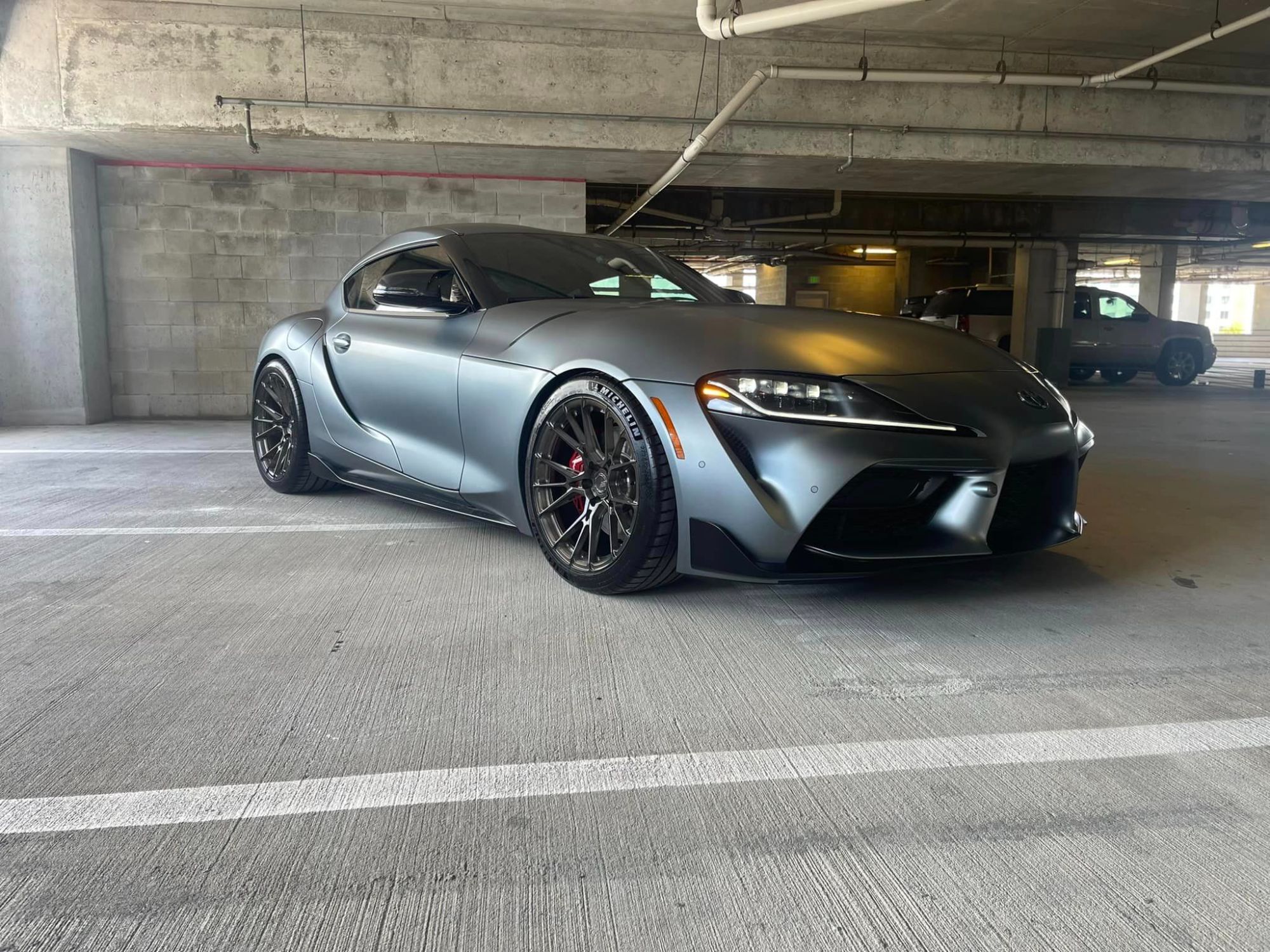 Toyota Supra GR Grey BC Forged EH184 Wheel | Wheel Front