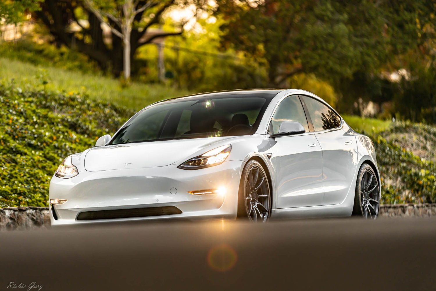Tesla Model 3 Performance White SSR GTX01 Wheel Front