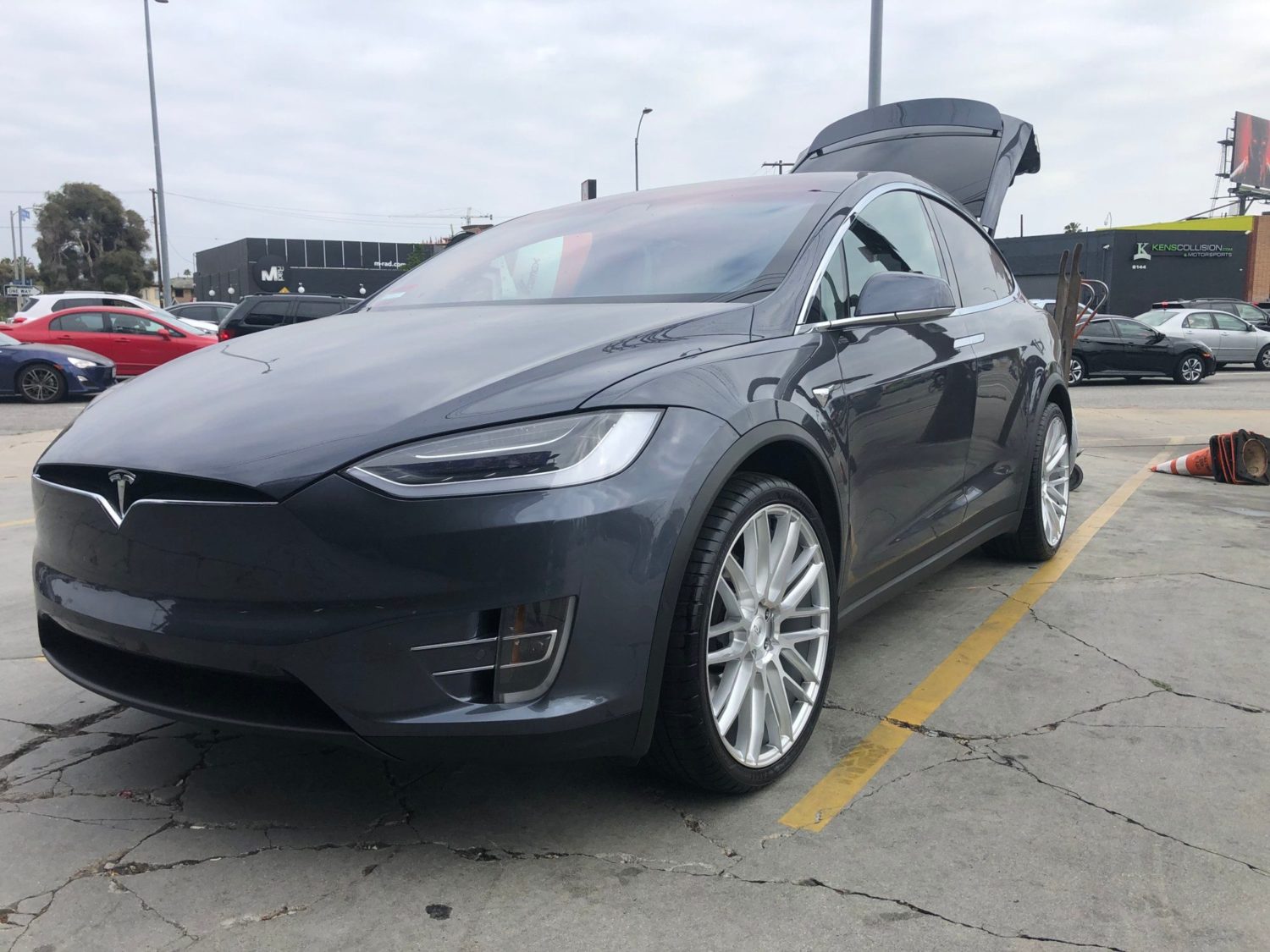 Tesla Model X Grey Savini BM13 Wheel | Wheel Front