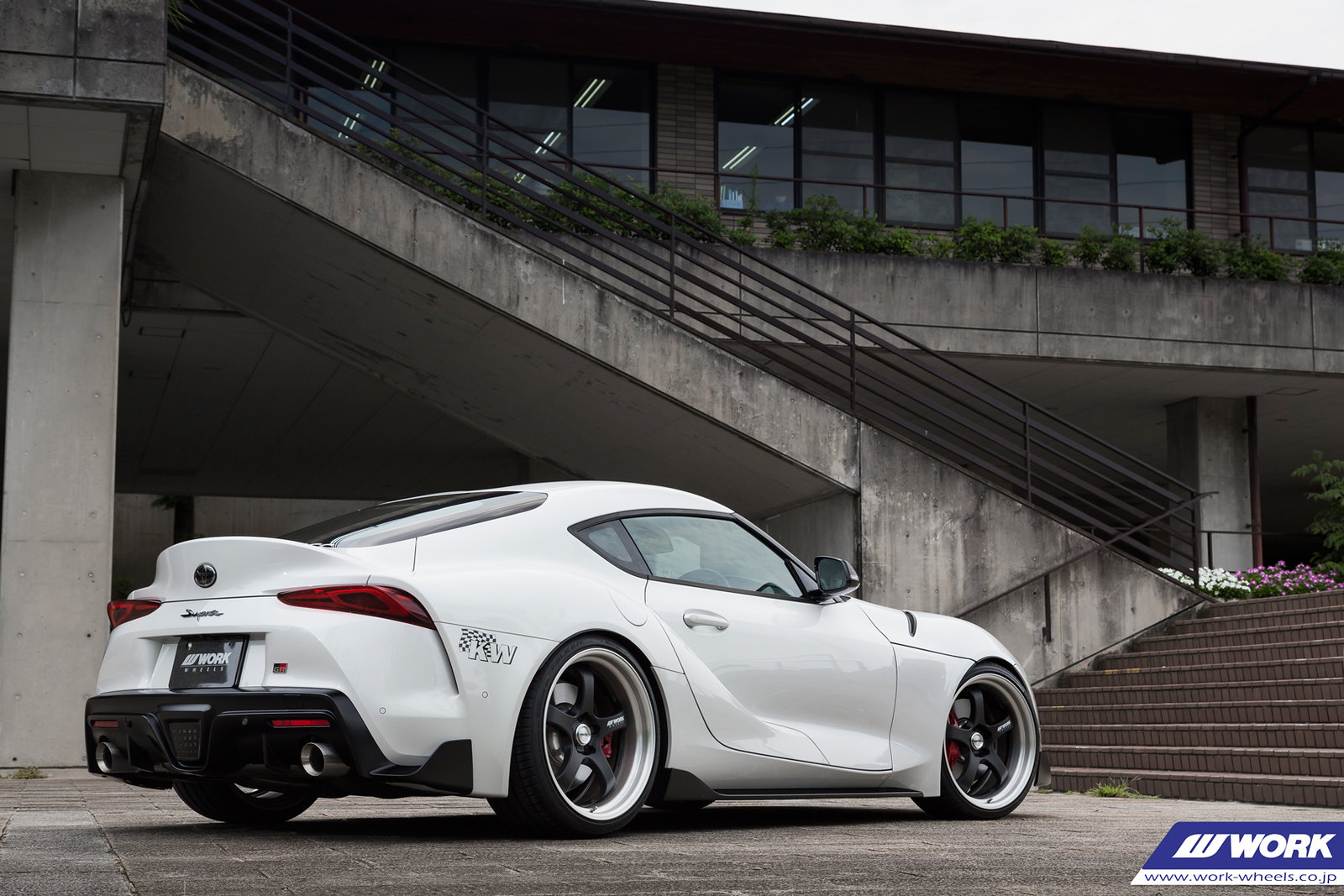 Toyota Supra GR A90 White Work Meister S1R | Wheel Front