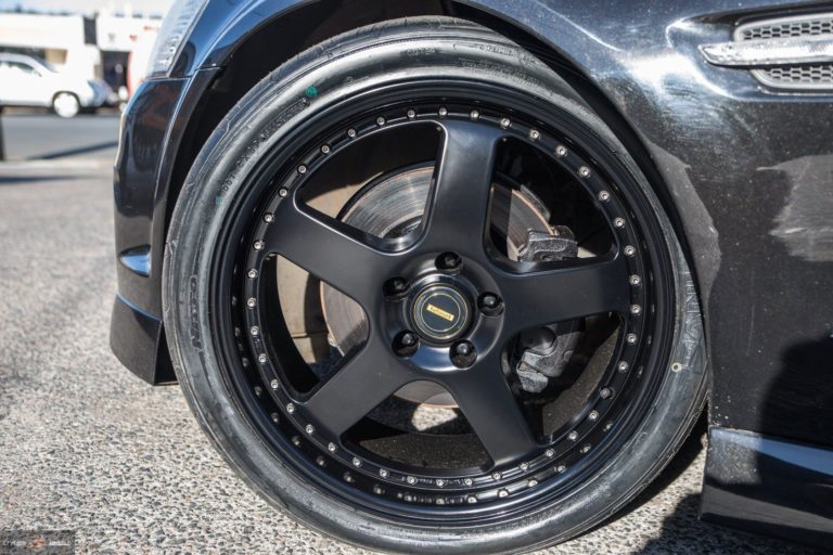 Holden Commodore VE SSV Black with Simmons FR1 Aftermarket Wheels ...