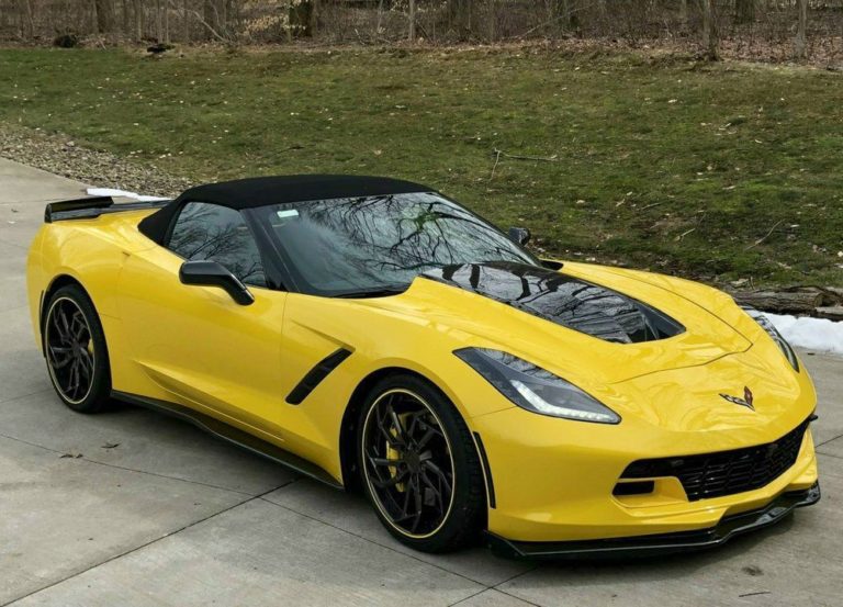 Chevrolet Corvette C7 Stingray Yellow PUR LX12 | Wheel Front