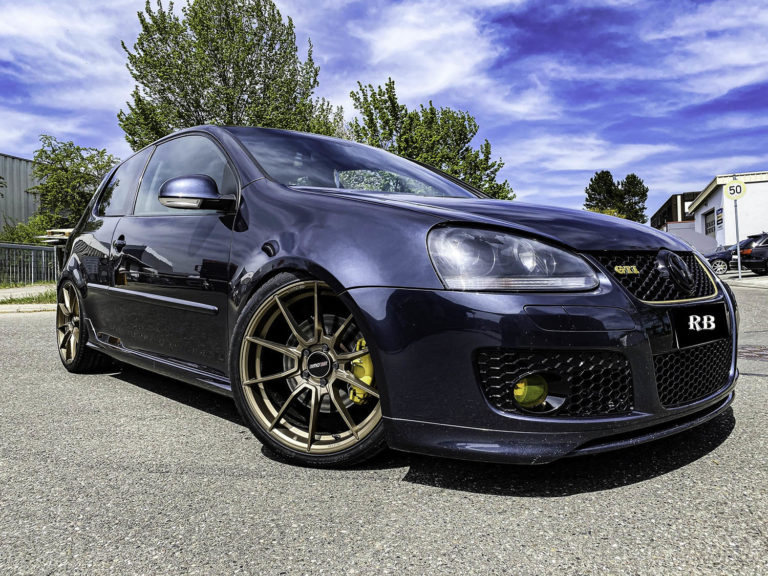 Volkswagen Golf Gti Mk5 Edition 30 Blue Motec Ultralight Wheel Wheel Front