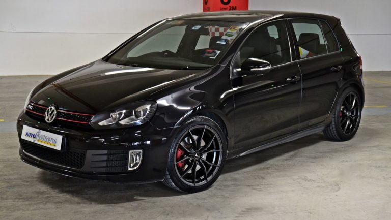 Volkswagen Golf Gti Vi Black With Vorsteiner V Ff Aftermarket