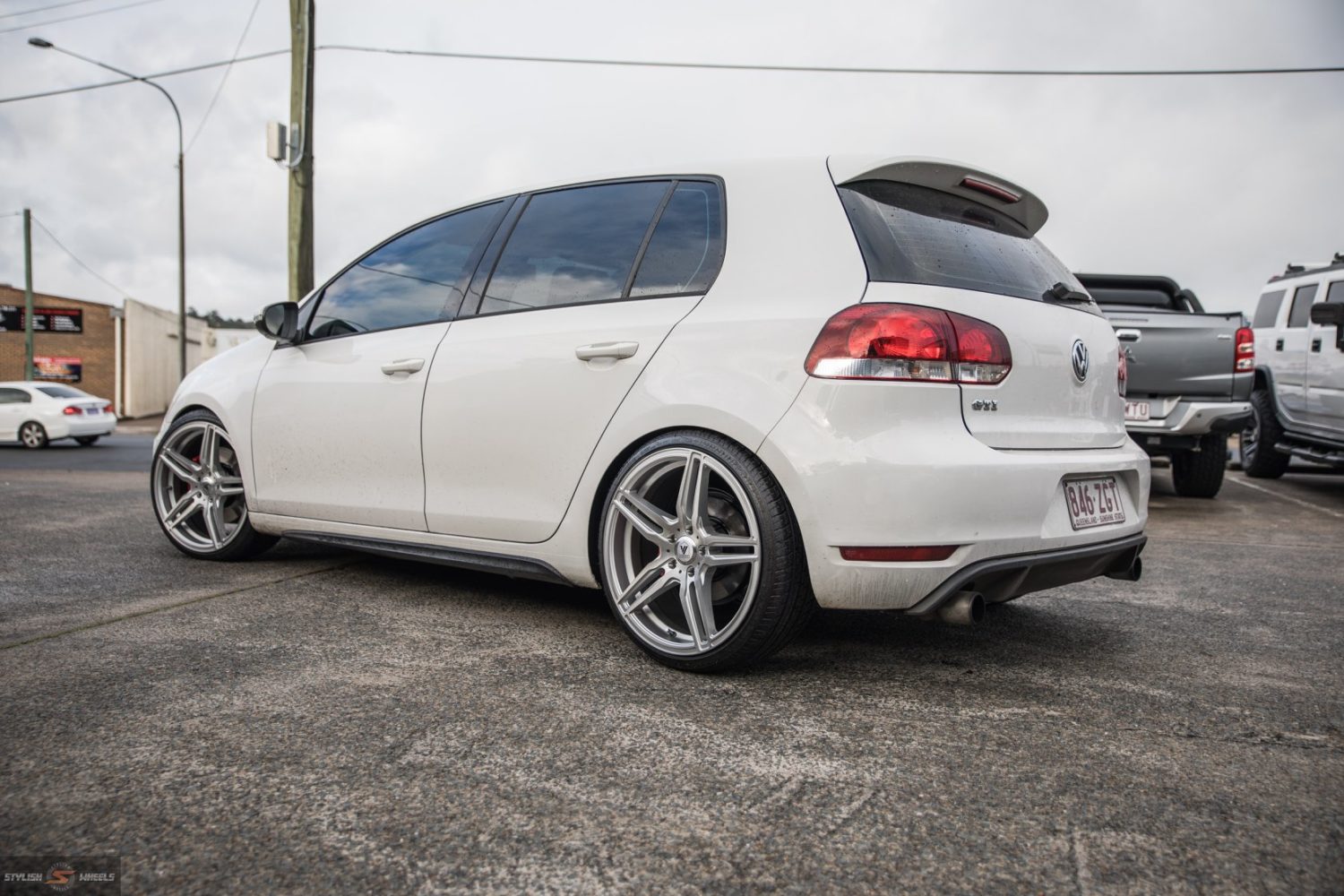 Volkswagen Golf GTI Mk6 White Asanti ABL-12 Wheel | Wheel Front