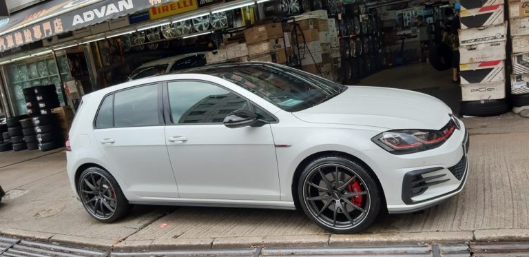 Volkswagen Golf GTI Mk7 White Rays Volk G25 Wheel | Wheel Front