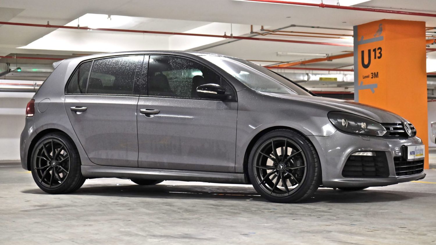 Volkswagen Golf R VI Grey with Vorsteiner V-FF 108 Aftermarket Wheels ...