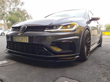 Volkswagen Golf R Mk7 Grey with Bronze Koya SF05 Wheel Front