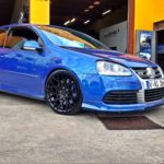 Volkswagen Golf R32 Rotiform BLQ aftermarket wheels