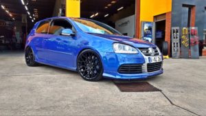 Volkswagen Golf R32 Rotiform BLQ aftermarket wheels