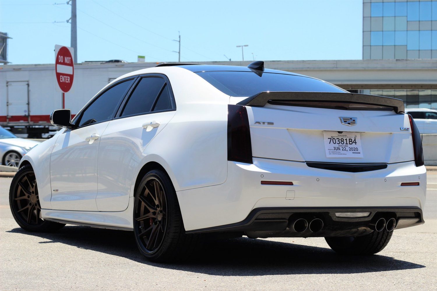 Cadillac Ats V White Ferrada Fr Wheel Wheel Front