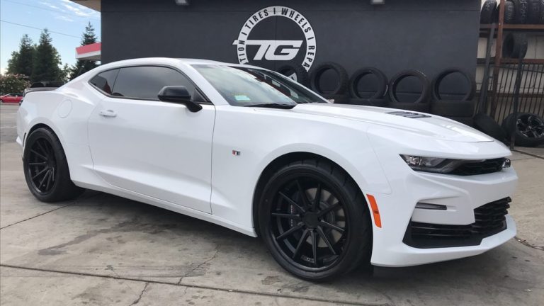 Chevrolet Camaro Ss Th Gen White Ferrada Fr Wheel Wheel Front