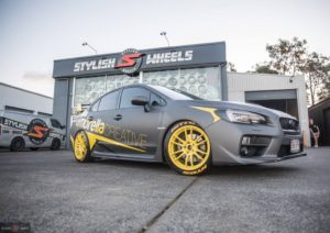 Subaru WRX Koya SF03 aftermarket wheels
