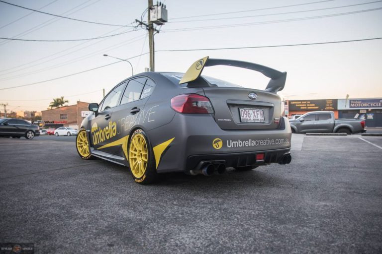 Subaru WRX Koya SF03 aftermarket wheels