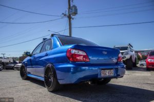 Subaru WRX Rotiform IND-T aftermarket wheels