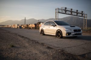 Subaru WRX Option Lab aftermarket wheels
