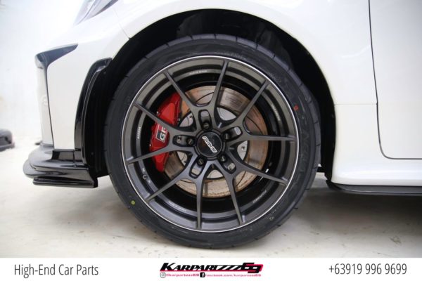 Toyota Yaris GR White Rays Volk G025 Wheel | Wheel Front