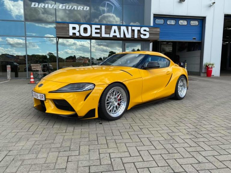 Toyota Supra Gr A90 Yellow Bc Forged Mle81 Wheel Wheel Front